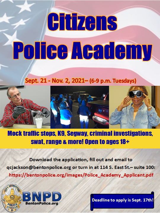 Citizens Police Academy 2021