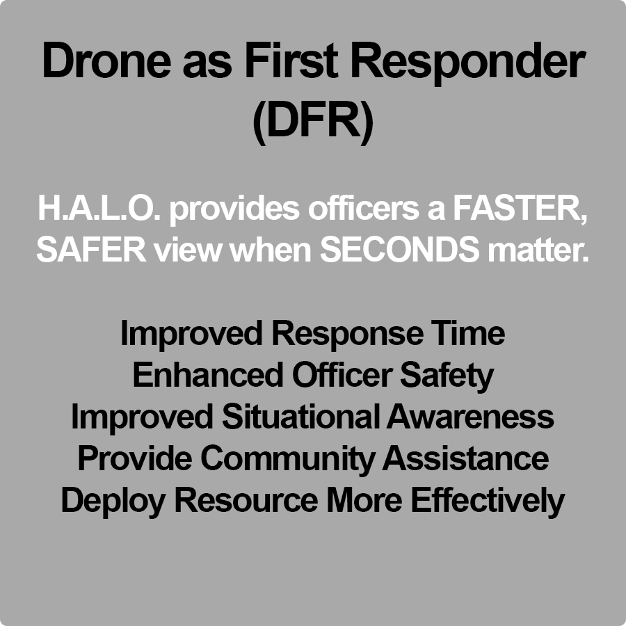 Drone as First Responder program details