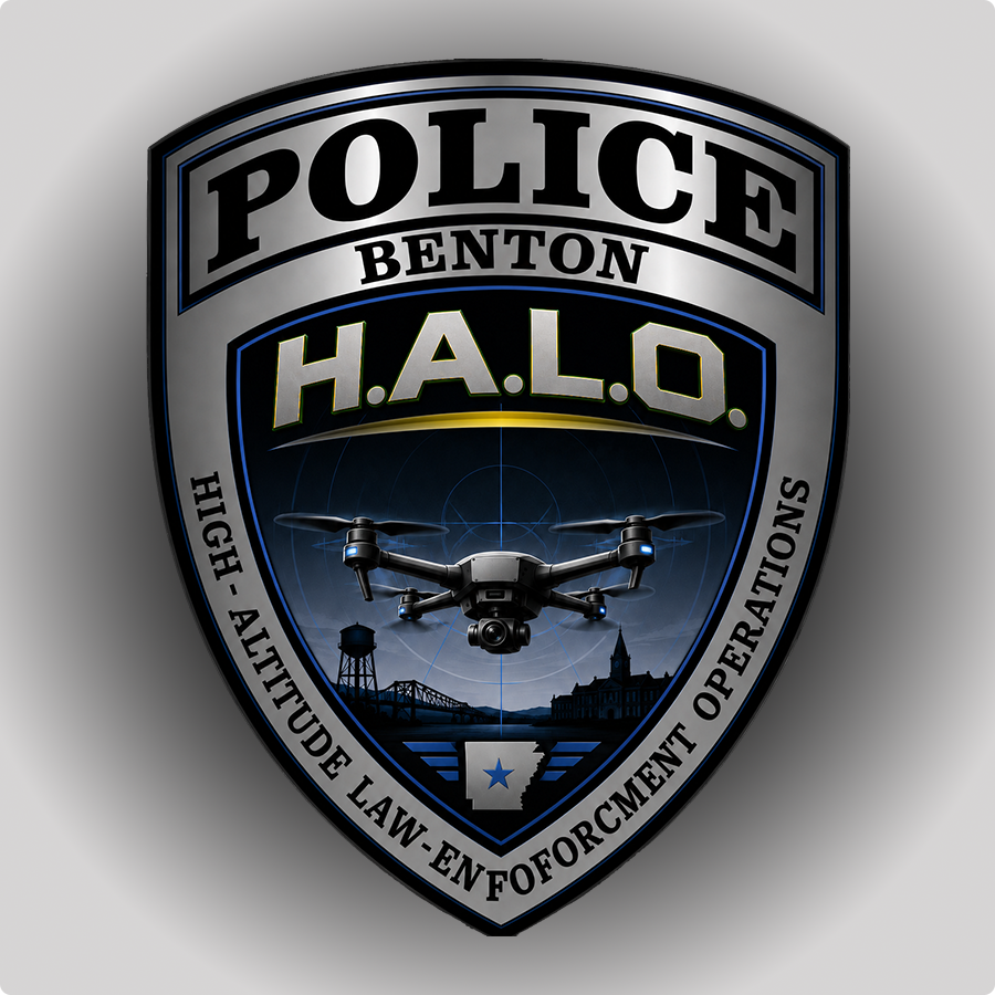 Benton Police H.A.L.O. badge